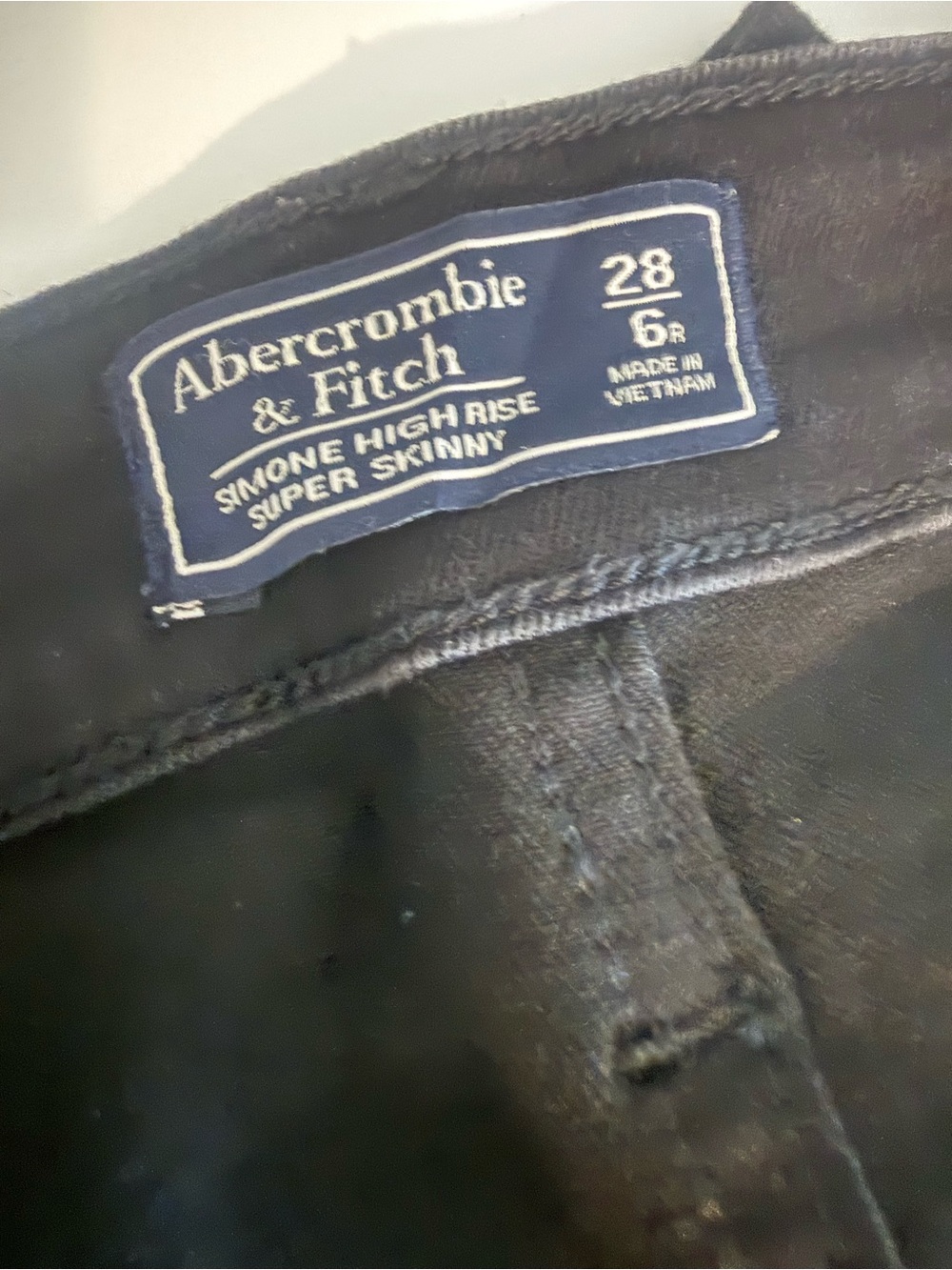 Abercrombie & Fitch Simone Super Skinny Jeans in Black
